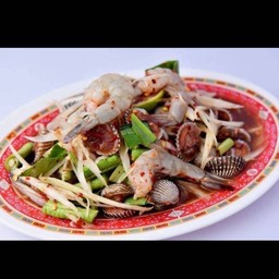 ตำปูปลาร้ากุ้งสด