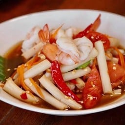 ตำไหลบัวกุ้งสุก