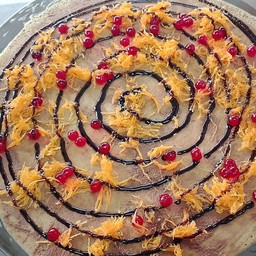 นูเทร่า+ฝอยทอง+เยลลี่แดง+ชอค