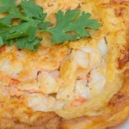 ข้าวไข่เจียวกุ้งสับ