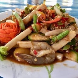 ตำใหลบัวกุ้งสด