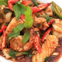 ผัดพริกแกงทะเลรวม(กับข้าว)