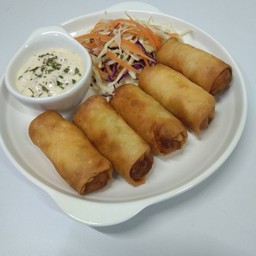 ปอเปี๊ยผักทอด