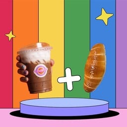 Mocha+ shiopan(ขนมปังเกลือ)