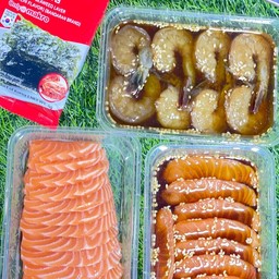 กินดอง (แซลม่อนดองซีอิ๊วญี่ปุ่น กุ้งดองซีอิ๊วญี่ปุ่นตลาดคำไฮ สาขาตลาดแลงคำไฮ