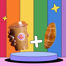 Espresso + shiopan(ขนมปังเกลือ)