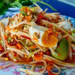 ตำไทยไข่เค็ม
