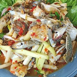 ยำปูม้ารสเด็ด ชุดใหญ่ (ไซด์จัมโบ้)