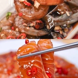 แซลม่อนดอง + กุ้งดอง เซตใหญ่