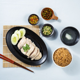 ข้าวมันไก่เซต(ไก่ต้ม)