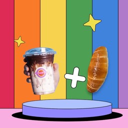 Cocoa lava+ shiopan(ขนมปังเกลือ)