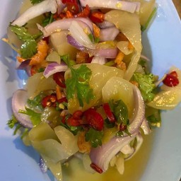 ยำผักกาดดอง