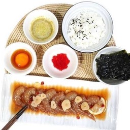 Set กุ้งดองซิอิ๊วเกาหลี