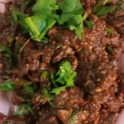 ลาบเนื้อสุก