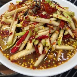 ตำมะม่วงปูดอง ปลาร้าแซ่บนัวร์