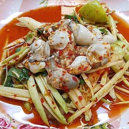 ยำหอยนางรมพริกเผา