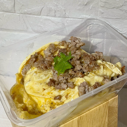 ข้าวไข่ข้นหมูสับ