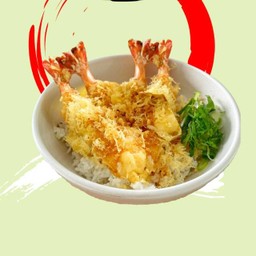 ข้าวหน้ากุ้งเทมปุระ