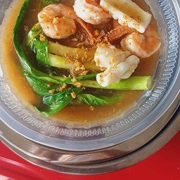 ( chef NiNi's steak black pepper & ก๊วยเตี๋ยวต้มยำรสแซ่บ ก๋วยเตี๋ยวรสแซ่บ