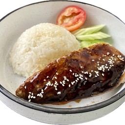 ข้าวหน้าปลาซาบะย่าง เทอริยากิ