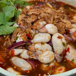 ยำไข่ปลาหมึกกระดอง