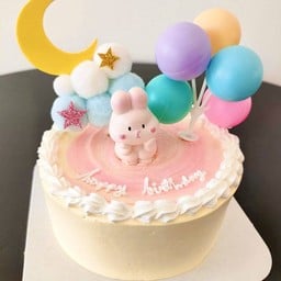 ครึ่งปอนด์ เค้กกระต่ายหมายจันทร์ เขียนข้อความได้