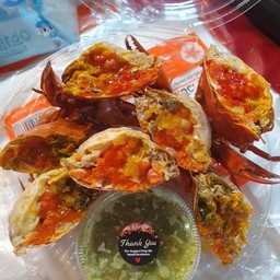ปูไข่ นึ่งสดๆ ไข่แน่นๆ