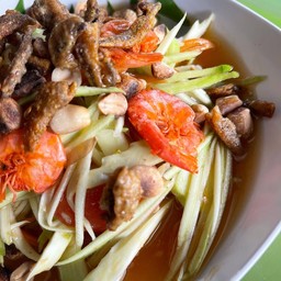 ตำมะม่วงปลากรอบ