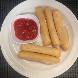 ปอเปี๊ยะแฮมชีส ทอด 5 ชิ้น