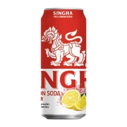 Singha เรดเลมอนโซดา (กระป๋อง) 330ml.
