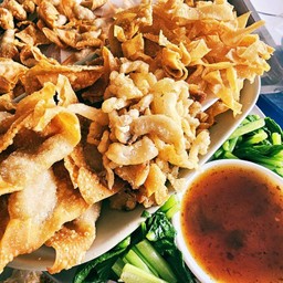 กากเจียว.เกี๊ยวเปล่า