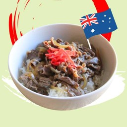 ข้าวหน้าเนื้อสไลซ์