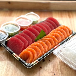 ซาซิมิทูน่า+แซลมอน 500กรัม