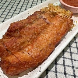 หมูสามชั้นทอด