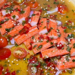 ยำ ปูอัดวาซาบิ