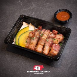 A la cart -หมูสามชั้นหมักน้ำมันงาเกลือ