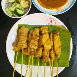 หมูสะเต๊ะ ชุดละ