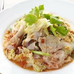 สุกี้แห้ง หมู