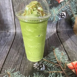 นมพี่หมีปั่นชาเขียว