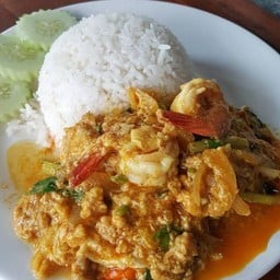 Seafood Curry Powder With Rice