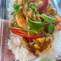 ผงกระหรี่กุ้งหมึก