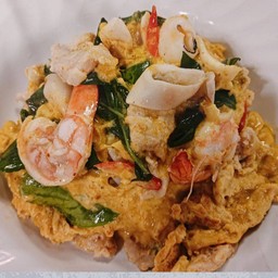 ข้าวไข่ข้นห่อหมกทะเล