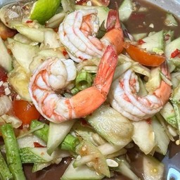 ตำแตงกุ้งสุก