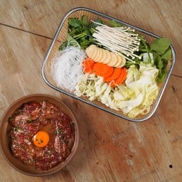 ชุดเนื้อ+ผัก