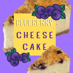 Blueberry cheese cake