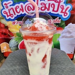 สตอเบอรี่ สมูทตี้ โยเกิร์ต(ใช้สตอเบอร์รี่ฟิต)