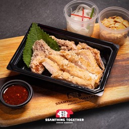 พอร์คชอปชุบแป้งทอด