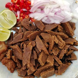 ข้าวราดปลาเค็ม