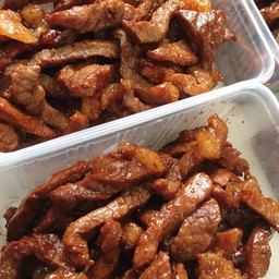 เนื้อเค็มทอด ครึ่งกิโล(พร้อมแยกน้ำเนื้อ)