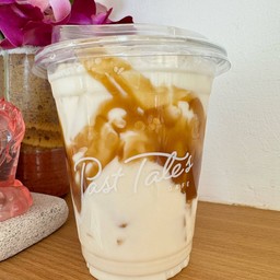 นมสดราคาราเมล (เย็น)